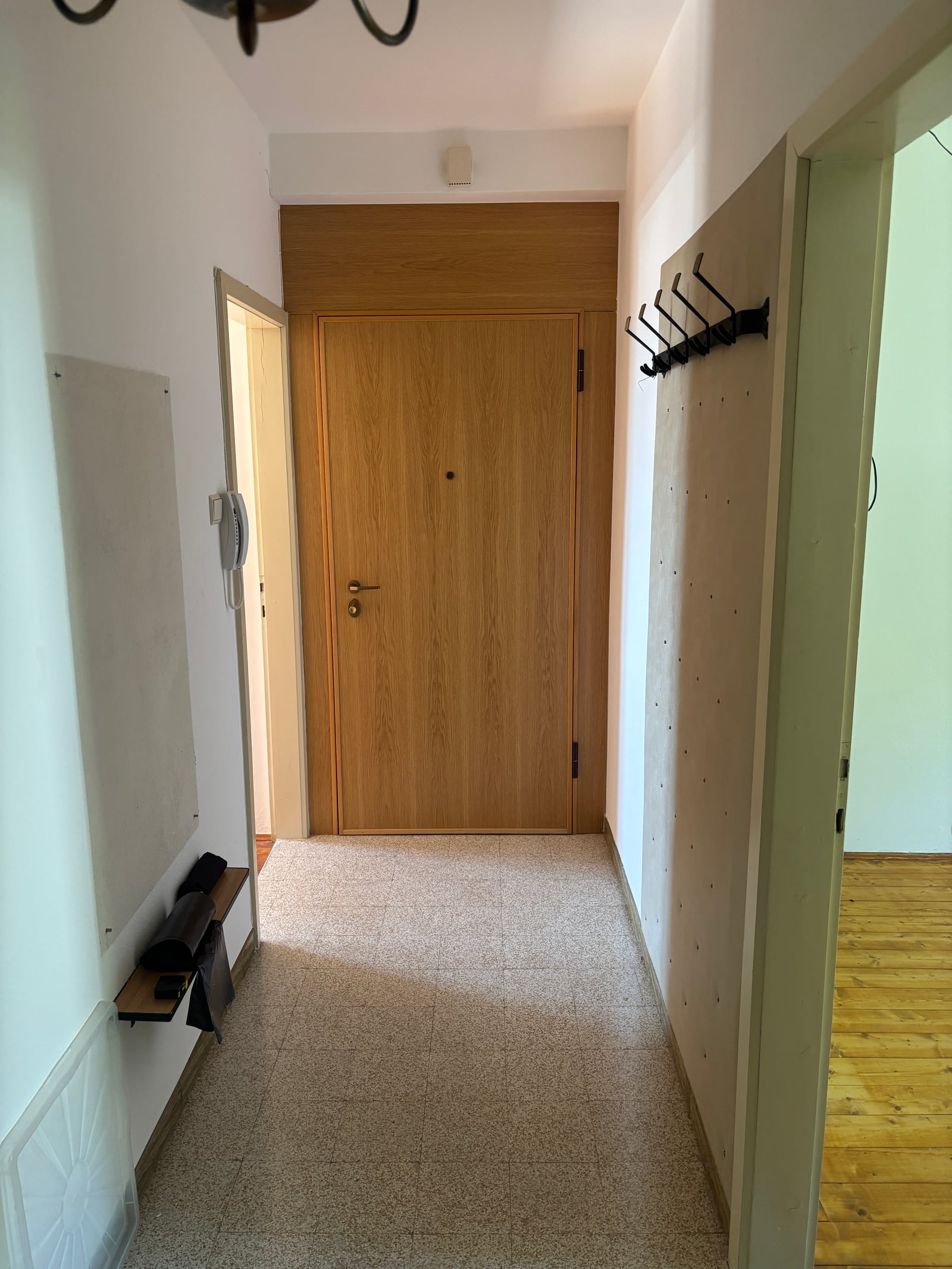 Entrance area and hallway with a clear layout